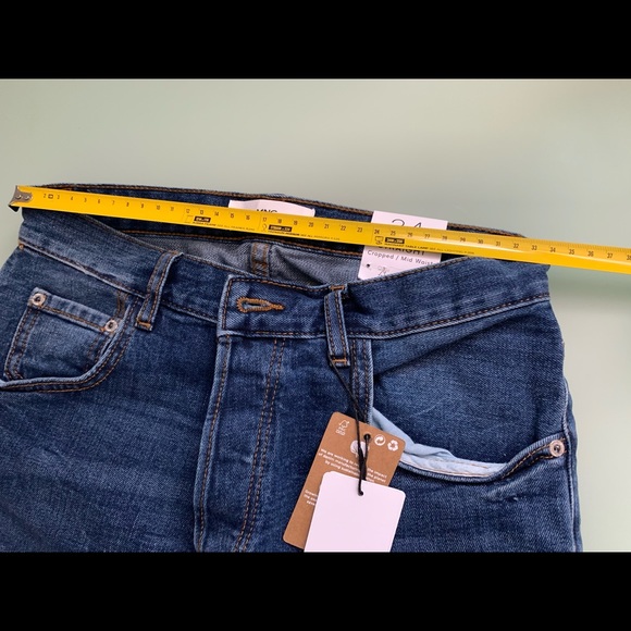 MANGO Mid Waist straight jeans size 34 - Picture 10 of 12